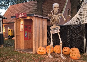 HHE 2024 Bilder &raquo; Aufbau HalloweenHausEmsland 22.10.2024